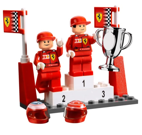 LEGO 8389 M. Schumacher and R. Barrichello