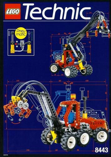 LEGO 8443 Pneumatic Log Loader / Pneumatic Logger