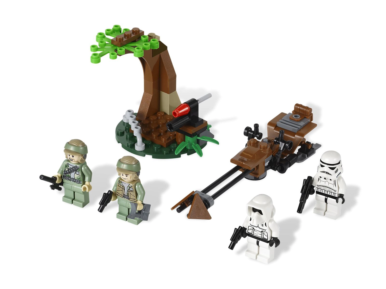 LEGO 9489 Endor Rebel Trooper & Imperial Trooper Battle Pack