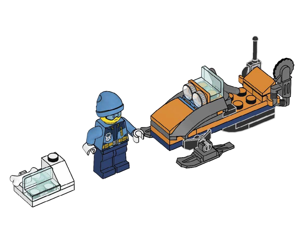 LEGO 951810 Arctic Explorer with Snowmobile