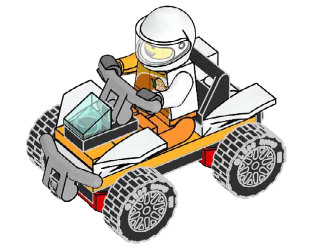 LEGO 952108 Stuntman with Quad