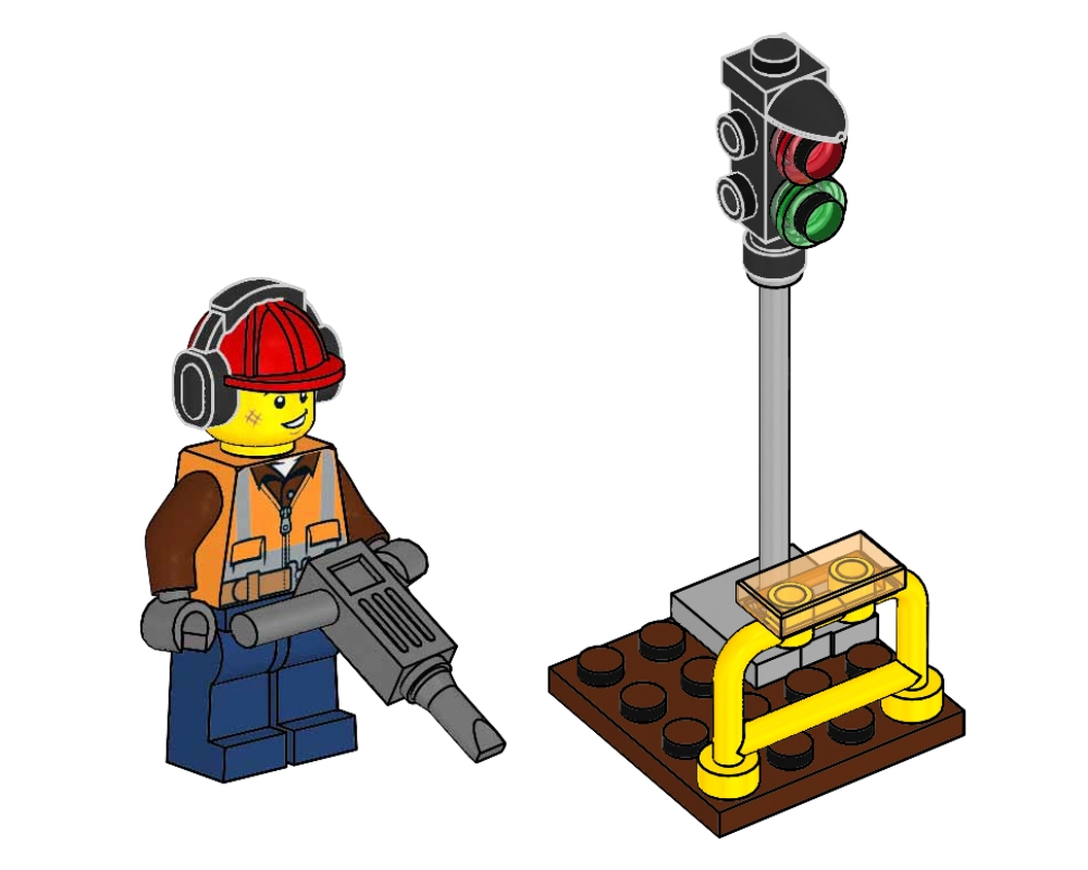 LEGO 952111 Builder and Traffic Light