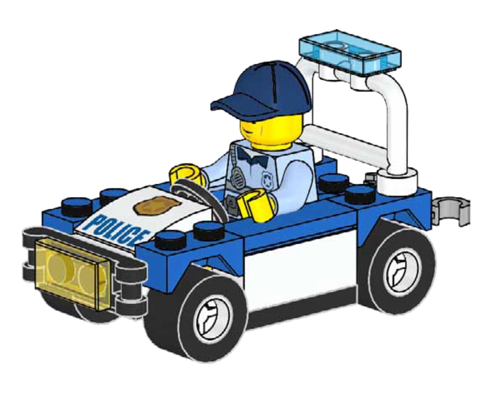 LEGO 952201 Justin Justice's Police Car