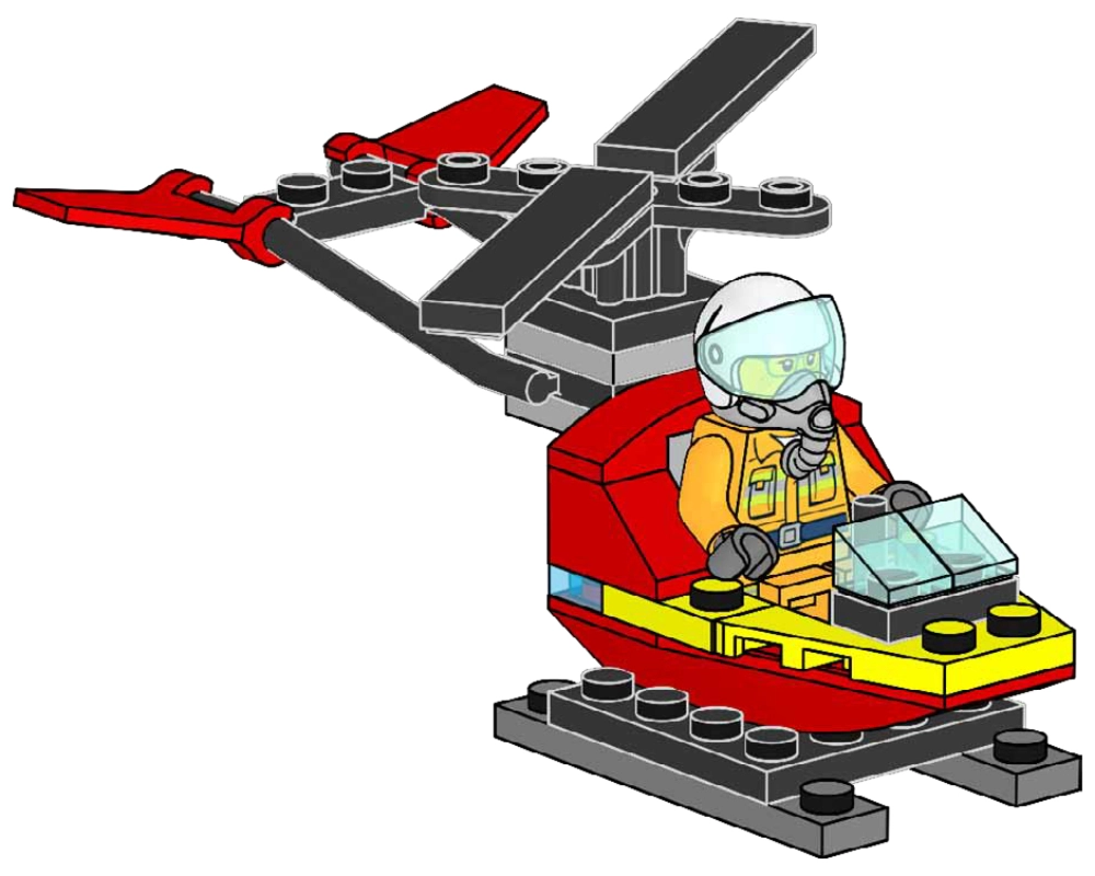 LEGO 952301 Fire-Helicopter