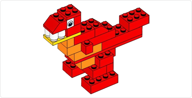 LEGO DINOSAUR January Monthly Build - Dinosaur