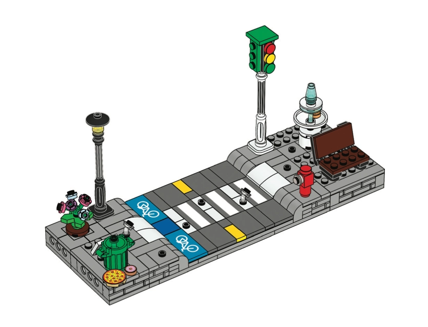 LEGO EG00120 Minifigure Crossing Stand