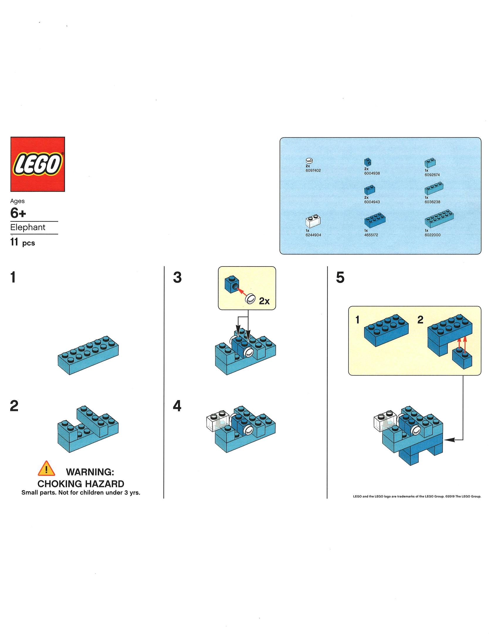 LEGO ELEPHANT Elephant