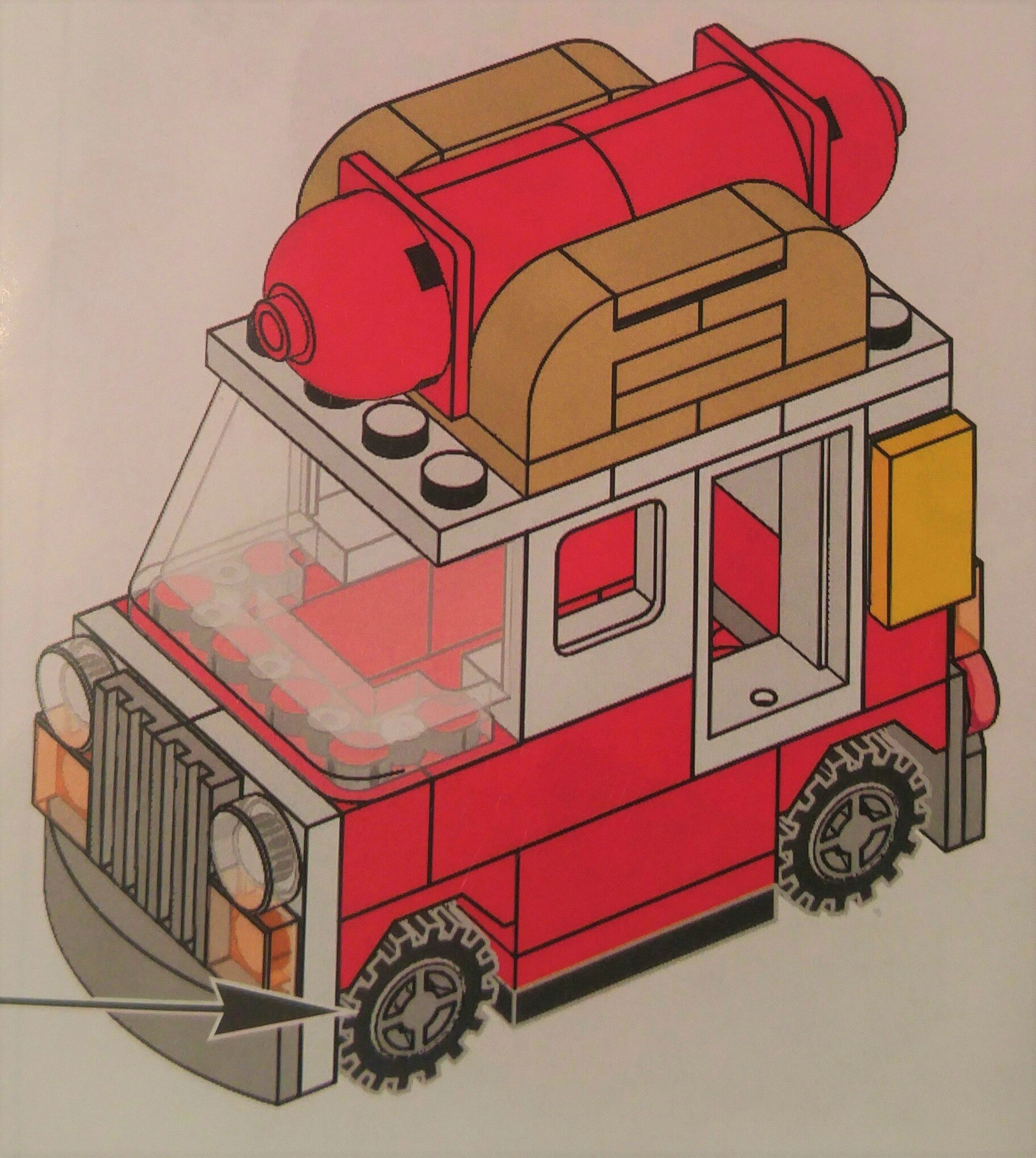 LEGO HOTDOGTRUCK Hot Dog Truck