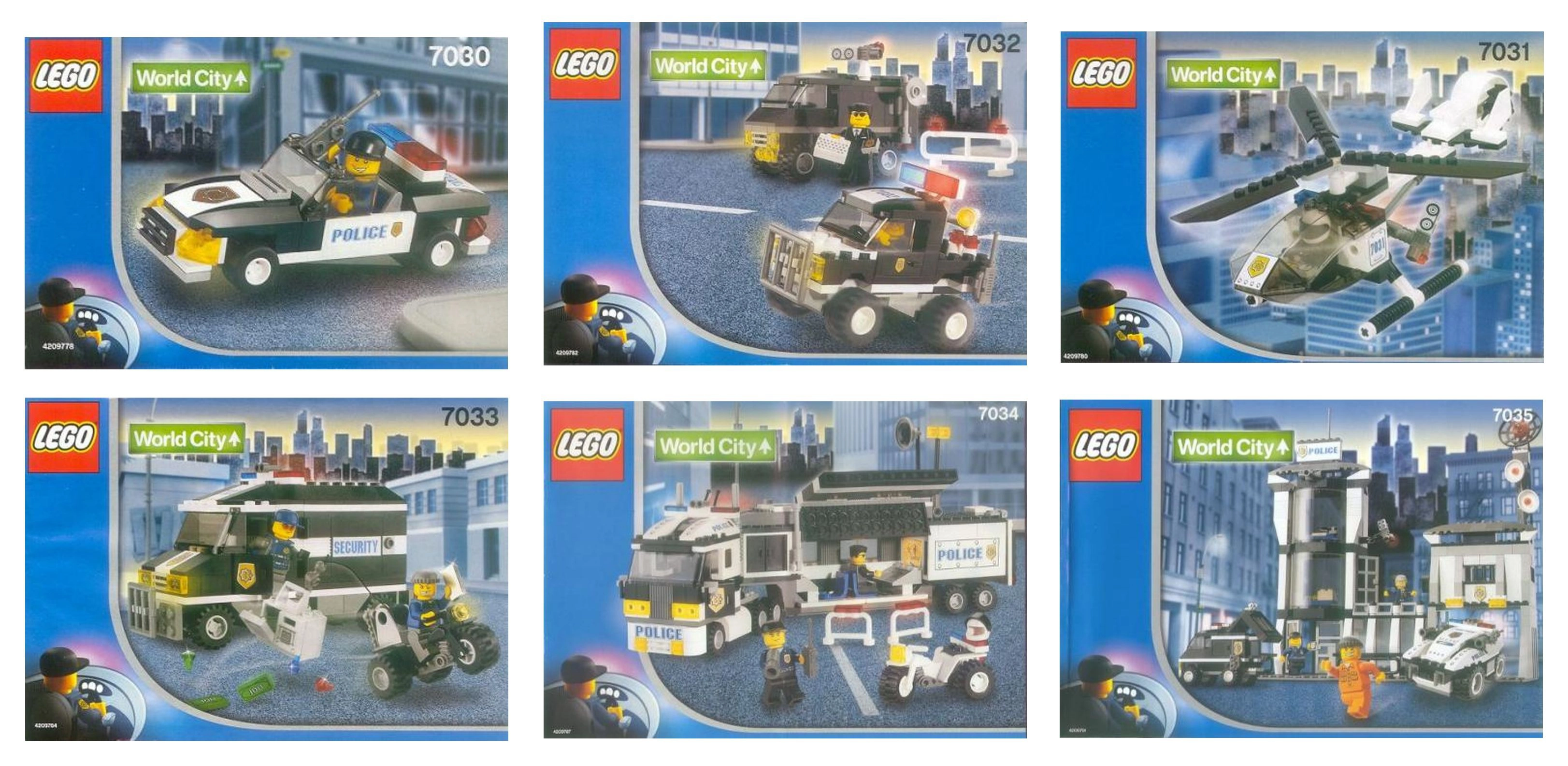 LEGO K7035 World City Police Kit