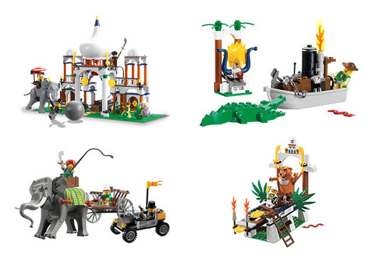 LEGO K7418 Orient Expedition in India Kit