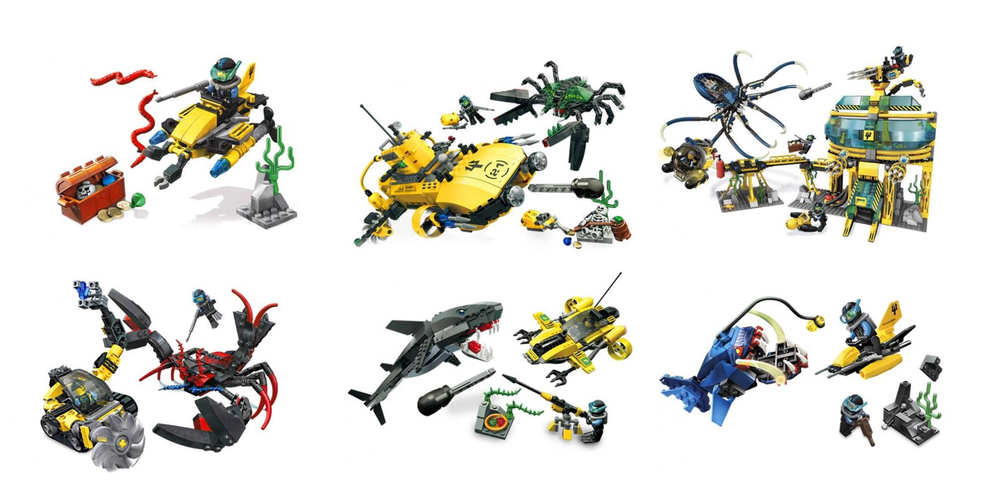 LEGO K7775 Complete Aqua Raiders Collection