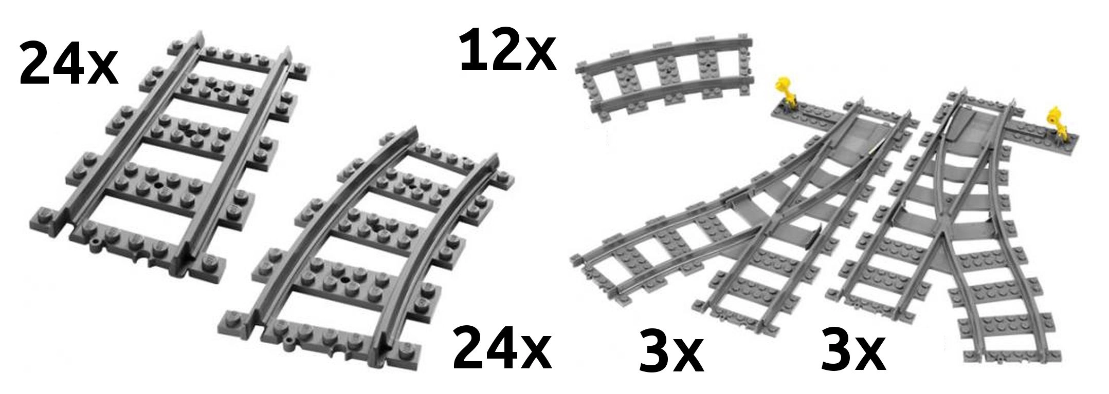 LEGO K7896 Deluxe Track for RC Trains