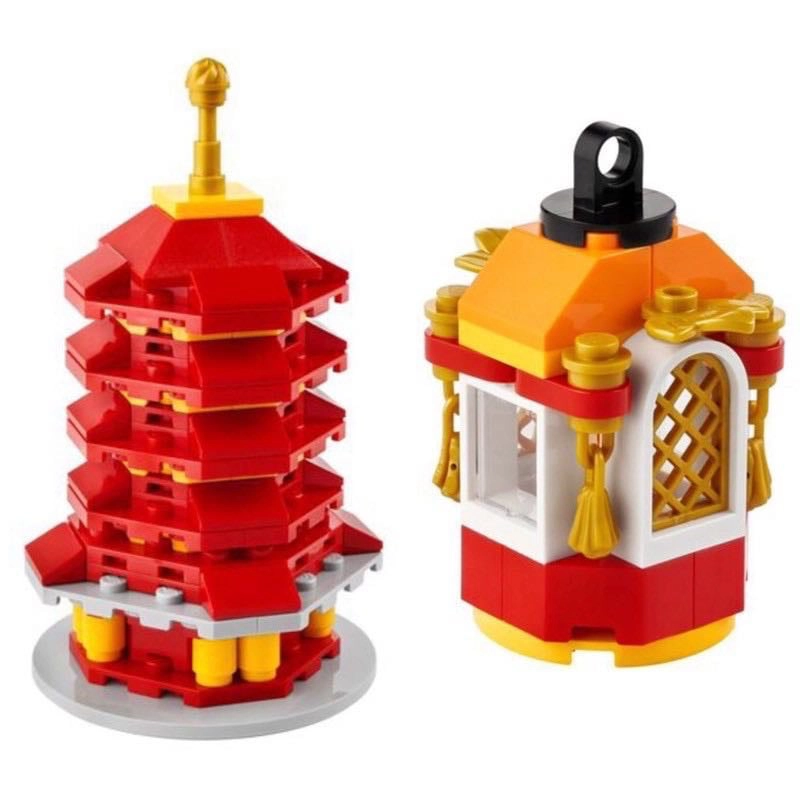 LEGO LNYPAGODA LNY Pagoda and LNY Lantern