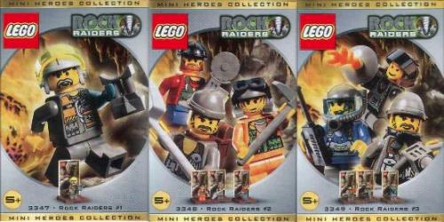 LEGO RRMINIFIGS Rock Raiders Mini Heroes Collection