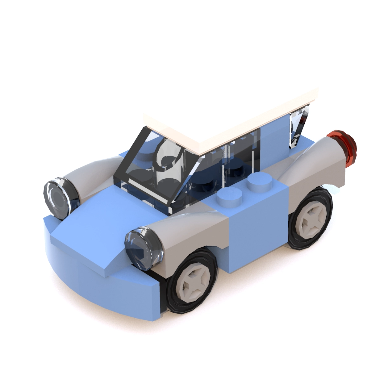 LEGO TRUWEASLEYCAR Mini Flying Ford Anglia