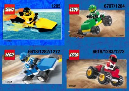 LEGO kabrace Race 4-Pack